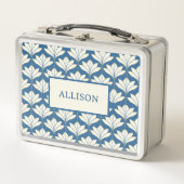  Blauw Bloempatroon Patroonnaam (Voorkant)