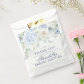 Blauw Bloemstuk Hydrangea Bruidsdessert Bedankzakje (Gezegeld)