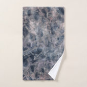 Blauw & Blos Roze Roze Abstracte Waterverf Vlek Bad Handdoek (Handdoek)
