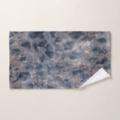 Blauw & Blos Roze Roze Abstracte Waterverf Vlek Bad Handdoek (Handdoek)
