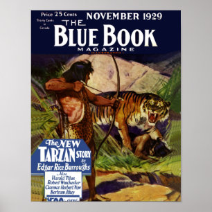 Blauw boek november 1929 poster