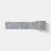 Blauw Boho Wilde Bloem Lint (Voorkant)