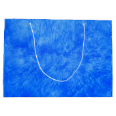 Blauw Bont Frenzy Grote Gift Bag Groot Cadeauzakje (Achterkant)