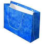 Blauw Bont Frenzy Grote Gift Bag Groot Cadeauzakje (Voorkant Gekanteld)
