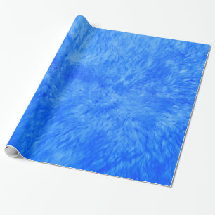 Blauw Bont Frenzy Wrapping Papier