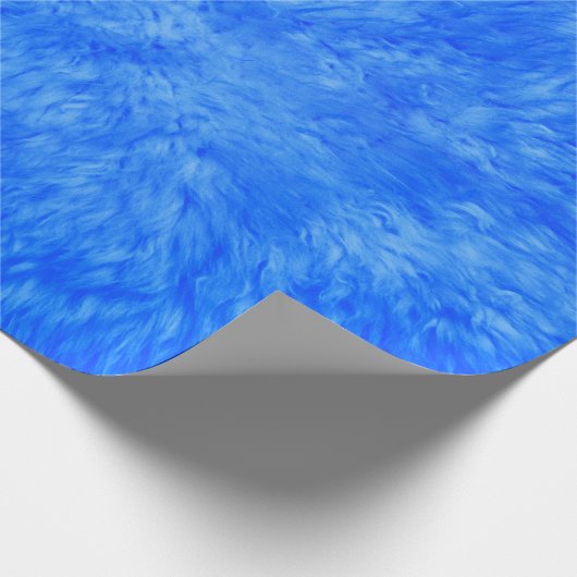 Blauw Bont Frenzy Wrapping Papier (Hoek)