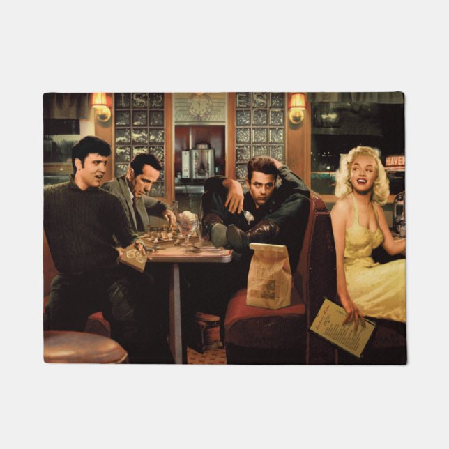 Blauw Bord 2 Deurmat (Voorkant)