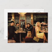 Blauw Bord Briefkaart (Voorkant / Achterkant)