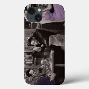 Blauw bord iPhone 13 hoesje