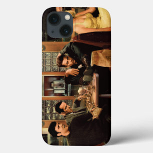 Blauw Bord iPhone 13 Hoesje