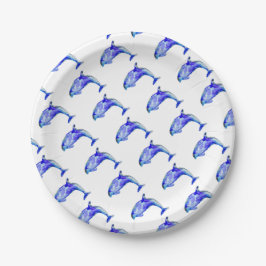 Blauw Bord Dolphin Paper