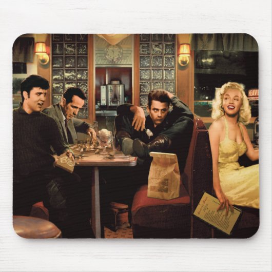 Blauw Bord Muismat (Voorkant)