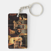 Blauw Bord Sleutelhanger (achterkant)