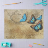  blauw boterpapier voor het loskoppelen van weefse tissuepapier (Craft)