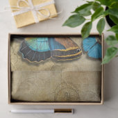  blauw boterpapier voor het loskoppelen van weefse tissuepapier (Geschenk)