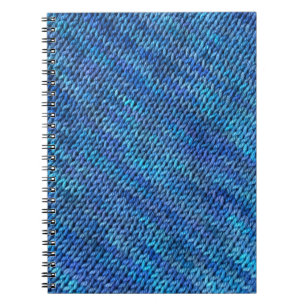 Blauw breinotebook notitieboek