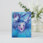 BLAUW BRIEFKAART (Staand voorkant)