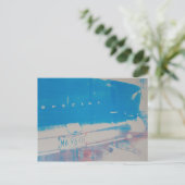 Blauw Briefkaart (Staand voorkant)