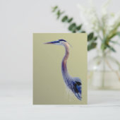 Blauw Briefkaart (Staand voorkant)