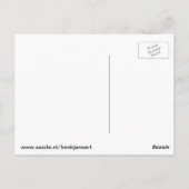 blauw briefkaart (Achterkant)