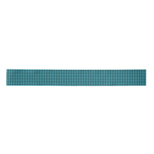 Blauw Bruin Diamant Checker Patroon Lint (Voorkant)