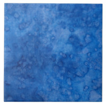 Blauw Bruisend Keramisch Tegeltje