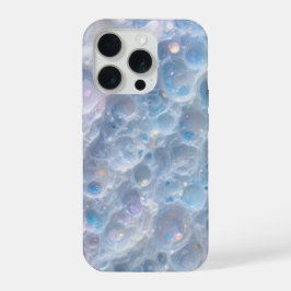 Blauw Bubbel Textuur iPhone 15 Pro Hoesje – Esthet