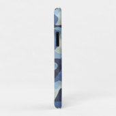 Blauw Camo Pattern Army Camouflage Man Modern Case-Mate iPhone Case (Achterkant/rechts)