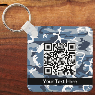 Blauw Camo, Winter Camo, Sneeuw Camouflage, Milita Sleutelhanger
