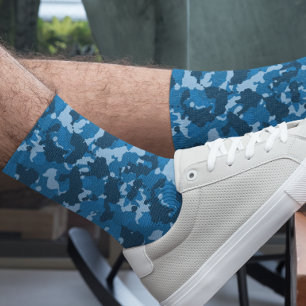 Blauw Camouflage Camo Leger  Sokken