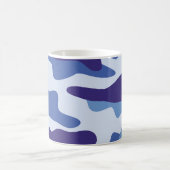 Blauw camouflage koffiemok (Center)