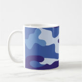 Blauw camouflage koffiemok (Links)