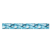 Blauw camouflage Ribbon Lint (Voorkant)