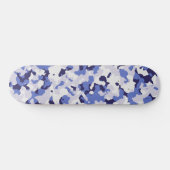 Blauw camouflage skateboard (Horizontaal)