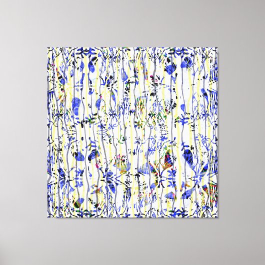 Blauw Canvas Afdruk (Voorkant)