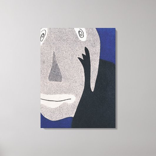 Blauw Canvas Afdruk (Voorkant)