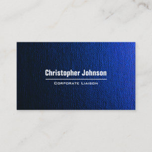 Blauw Canvas modern professioneel Visitekaartje