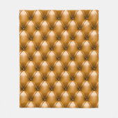 Blauw Capiton Textiel: Retro Achtergrond Fleece Deken (Voorkant)