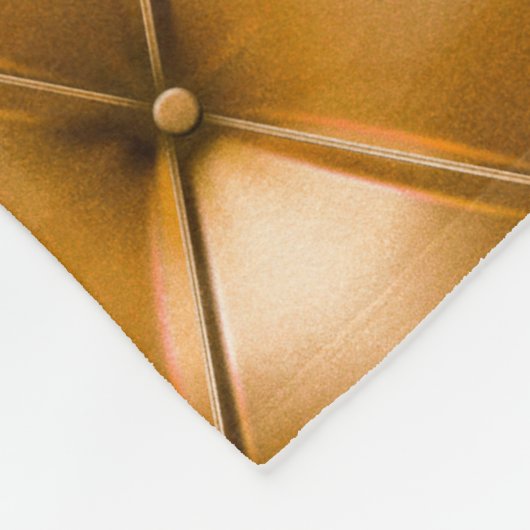 Blauw Capiton Textiel: Retro Achtergrond Fleece Deken (Hoek)