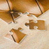 Blauw Capiton Textiel: Retro Achtergrond Legpuzzel (Zijkant)