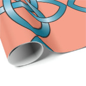 blauw cellofpapier cadeaupapier (Rol Hoek)