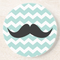 Blauw chevron patroon snor dorstig zandsteen