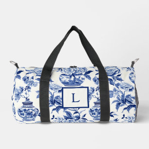 Blauw Chinoiserie Monogram Plunjezak