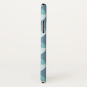 Blauw cirkelpatroon Case-Mate iPhone case (Achterkant / rechts)