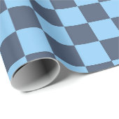 Blauw controlebord cadeaupapier (Rol Hoek)