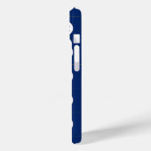 BLAUW CORSAIR STYLE octagon cross Case-Mate iPhone Case (Achterkant / Links)
