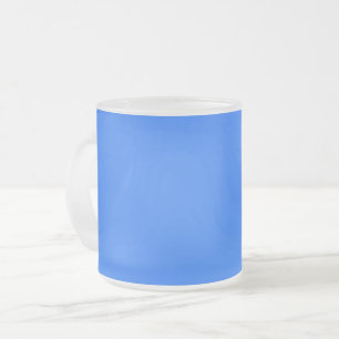 Blauw (Crayola) (effen kleur) Matglas Koffiemok