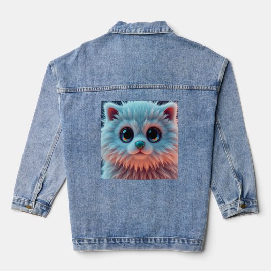 Blauw-Cuty Denim Jacket (Achterkant)