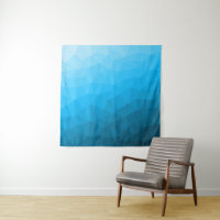 Blauw cyaan verloop geometrisch mesh patroon