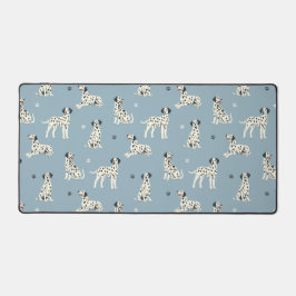 Blauw Dalmatische hond patroon schattig bureau mat
